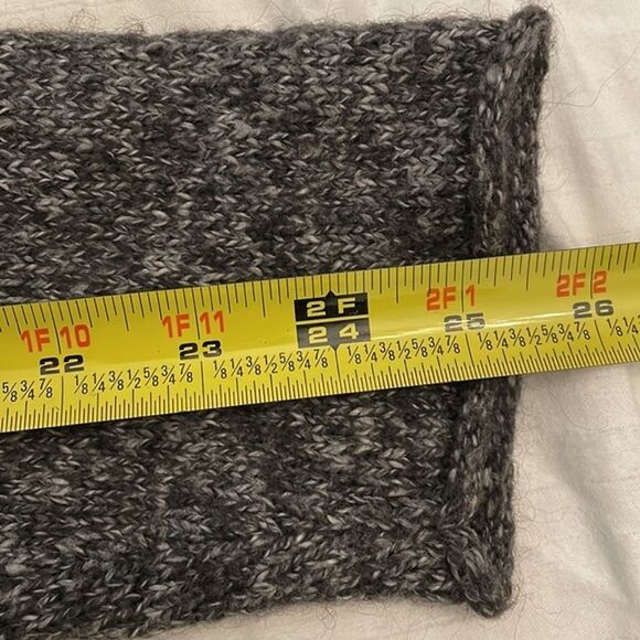 PrAna Sweater Womens Size Medium Coal Nolan Marled Knit Wool Mohair - Picture 7 of 12